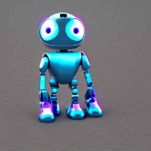 Image similar to cute, small, robot, octane render