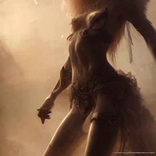 Image similar to cindy aurum ff 1 5, character concept art, sharp, digital matte painting, art by luis royo, greg rutkowski, wlop, dramatic lighting, trending on artstation