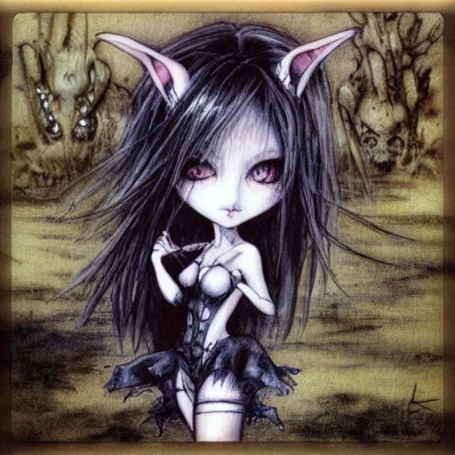 Prompt: “ original chibi bunny girl luis royo ”