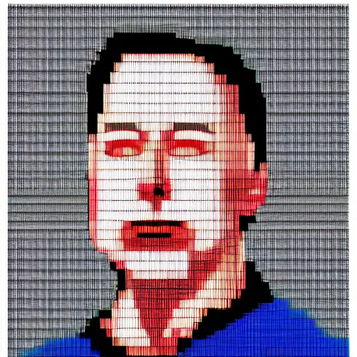 Image similar to Elon Musk pixel art