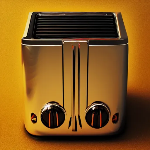 Image similar to an evil toaster of doom, 3 d render, octane, ray tracing, ultra, detailed, photorealistic, ultra high resolution, 8 k