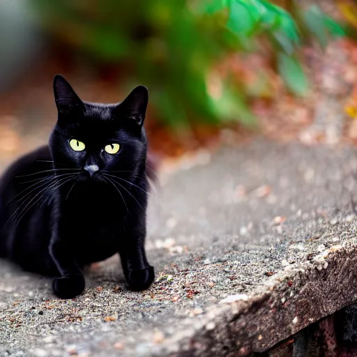 Image similar to professional photograph of a black cat wearing a fancy outfit, HD, 8K, highly detailed, high quality