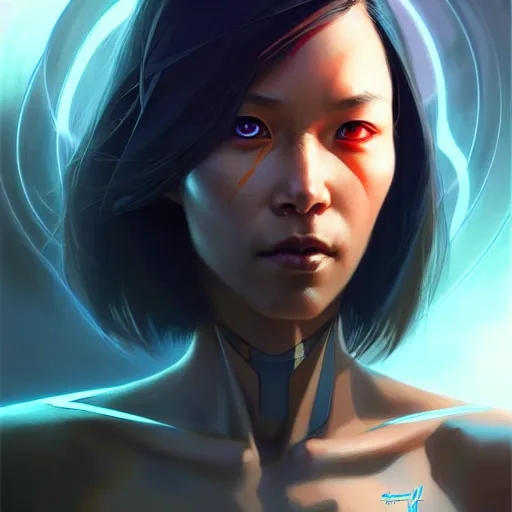 Image similar to cyborg, female, asian, science fiction, portrait, highly detailed, digital painting, beautiful eyes, concept art, sharp focus, illustration, art by artgerm and greg rutkowski and magali villeneuve and ilya kuvshinov!