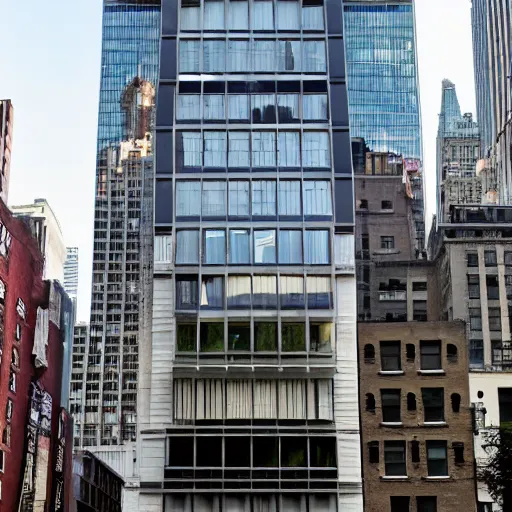 Image similar to the coolest building in new york, architecture