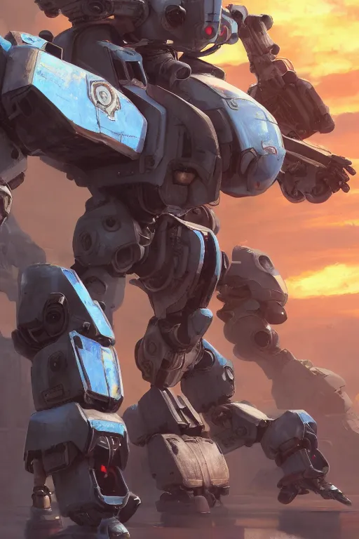 Image similar to mechwarrior 5 : mercenaries mech megaman transformer robot boss tank engine octane render, 4 k, hd 2 0 2 2 3 d cgi rtx hdr style chrome reflexion glow fanart artstation by jesper ejsing, by rhads, makoto shinkai borderlands and by feng zhu rossdraws digital cinematic pixar and disney unreal zbrush central hardmesh