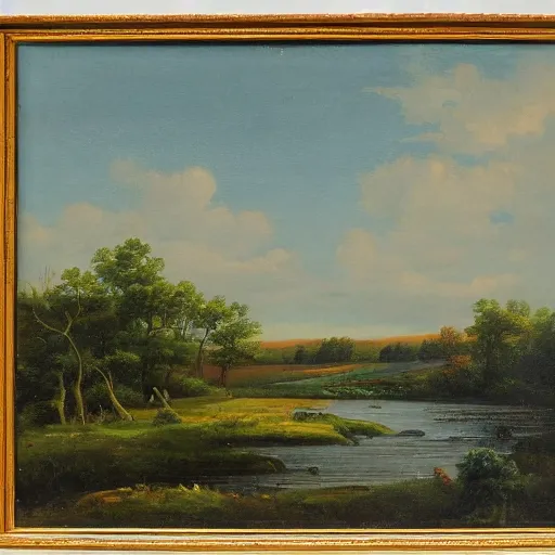 Image similar to a landscape painting by C. A. Henry.