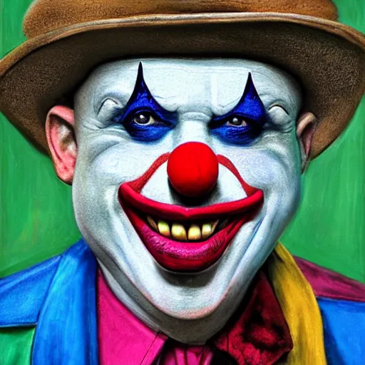 Prompt: Clown by James McCarthy