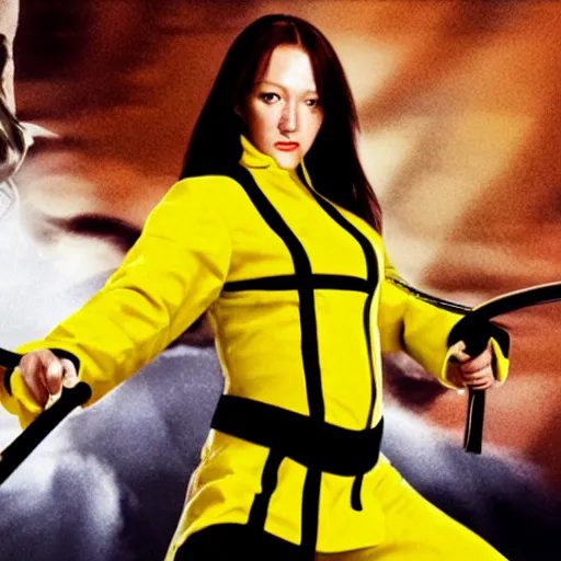 Image similar to kill bill movie starring linds hamilton