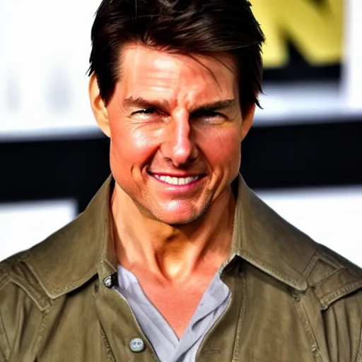 Prompt: tom cruise playing wolverine realistic movie