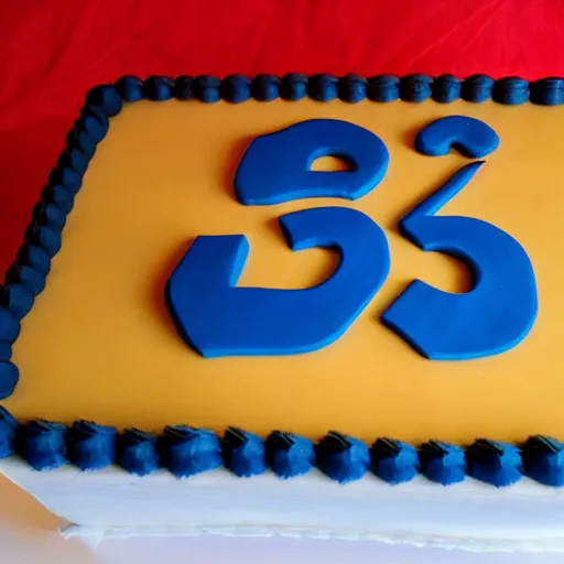 Prompt: the most epic, cinematic, detailed cake, with the number 25 on it