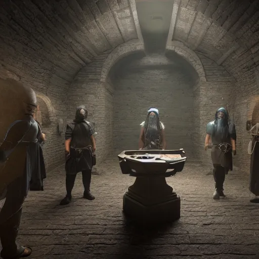 Prompt: hyperrealistic dslr film still of virtual reality dungeons & dragons, stunning 8 k octane comprehensive 3 d render, inspired by istvan sandorfi & greg rutkowski & unreal engine, perfect symmetry, dim volumetric cinematic lighting, extremely hyper - detailed, extremely lifelike attributes & lifelike texture, intricate, masterpiece, artstation, stunning