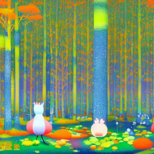 Image similar to forest in the morning light by Chiho Aoshima