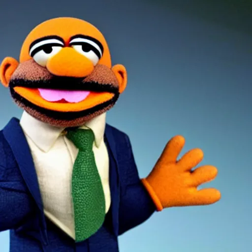 Image similar to steve harvey as a muppet