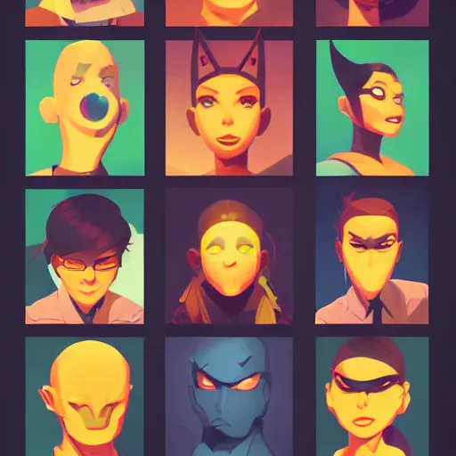 Image similar to face icon stylized minimalist toxic crusaders, loftis, cory behance hd by jesper ejsing, by rhads, makoto shinkai and lois van baarle, ilya kuvshinov, rossdraws global illumination