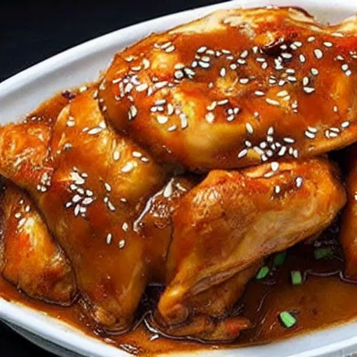 Image similar to photo of a very large giant dong tao chicken