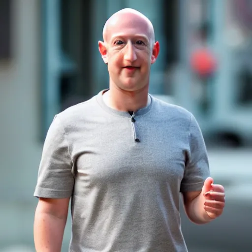 Image similar to bald mark zuckerberg