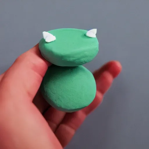 Image similar to cat made of play - doh