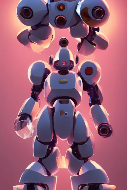 Image similar to metabots medabots medarotto medarot robot minimalist comics, behance hd by jesper ejsing, by rhads, makoto shinkai and lois van baarle, ilya kuvshinov, rossdraws global illumination ray tracing hdr radiating a glowing aura