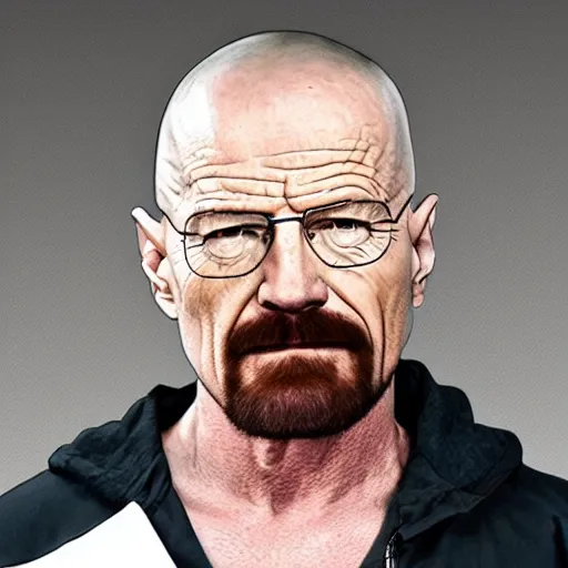 Image similar to walter white as gigachad