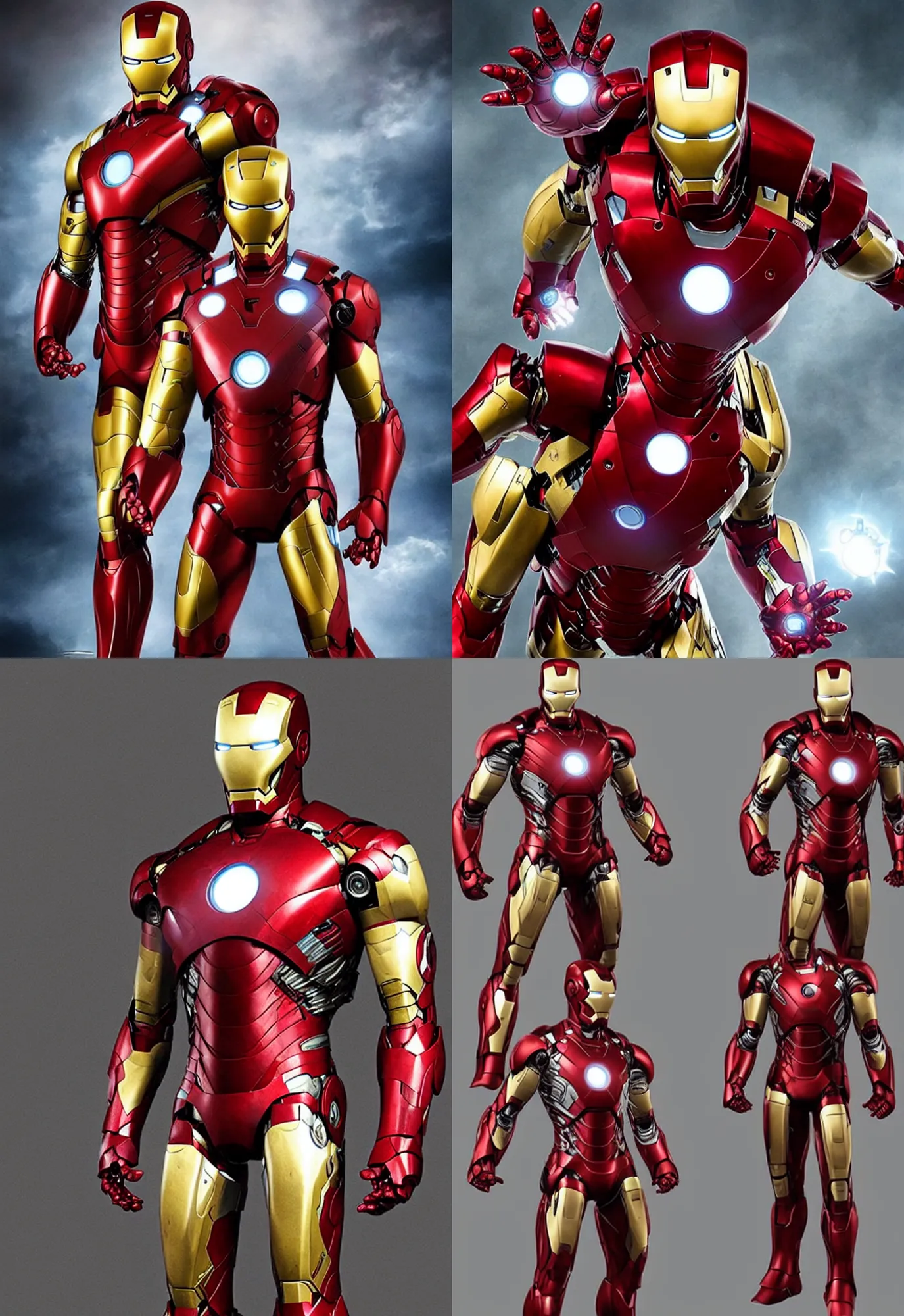 Prompt: new concept for iron man's suit