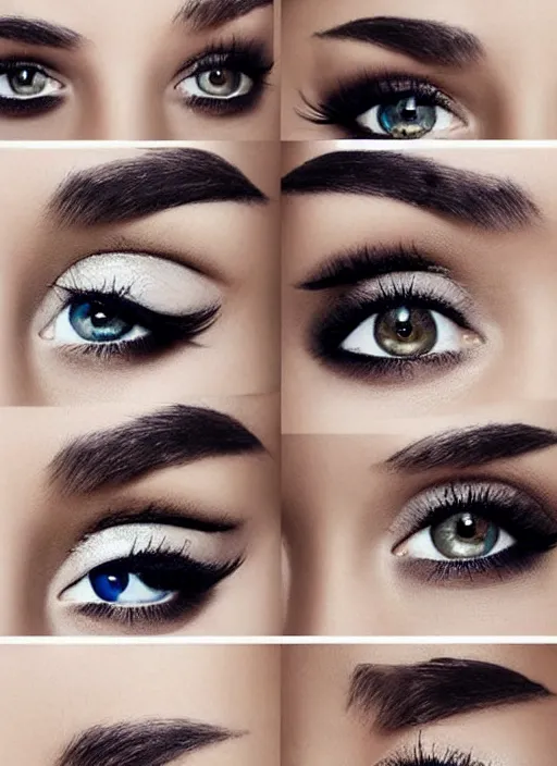 Image similar to style sheets, portraits of stunningly beautiful eyes, 🏳 🏳 🏳