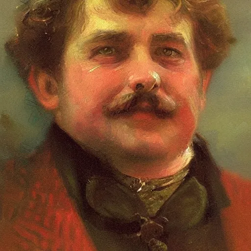 Image similar to a small section of the dream i forgot last night. a portrait of a character by nikolay makovsky