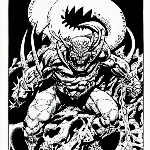 Image similar to demon by todd mcfarlane