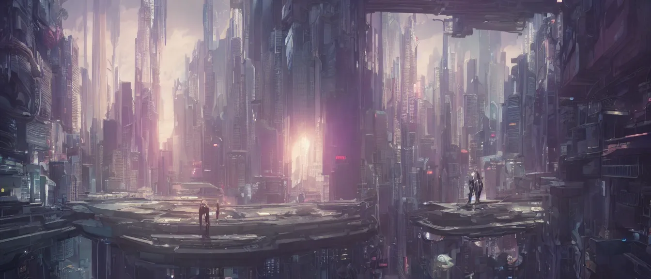 Image similar to ghost in the shell, unreal engine, fantasy art by greg, loish, rhads, ferdinand knab, makoto shinkai, lois van baarle, ilya kuvshinov, rossdraws, tom bagshaw, global illumination, radiant light, highly detailed intricate environment, isometric, onstudio ghibli, octane render, 8 k