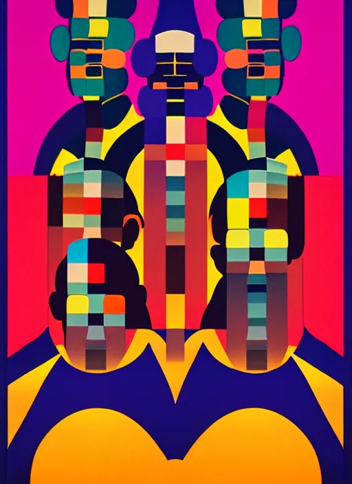 Image similar to multilayered men by shusei nagaoka, kaws, david rudnick, pastell colours, cell shaded, 8 k