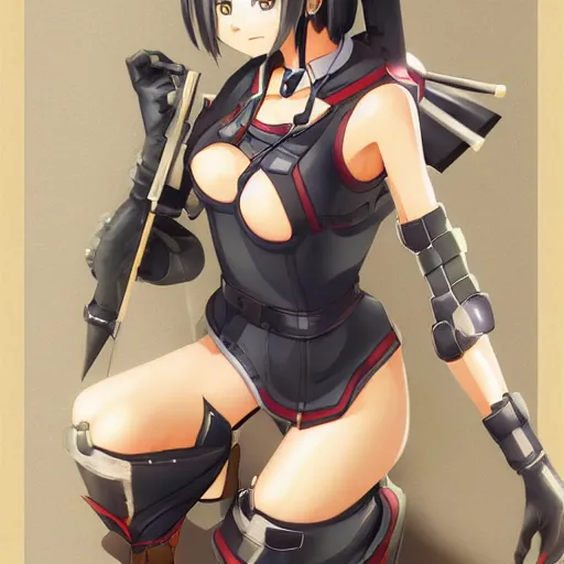 Prompt: full body image of anime girl in mechanic armor in night tokyo by makoto sinkai, fine details, perfect face-H 640