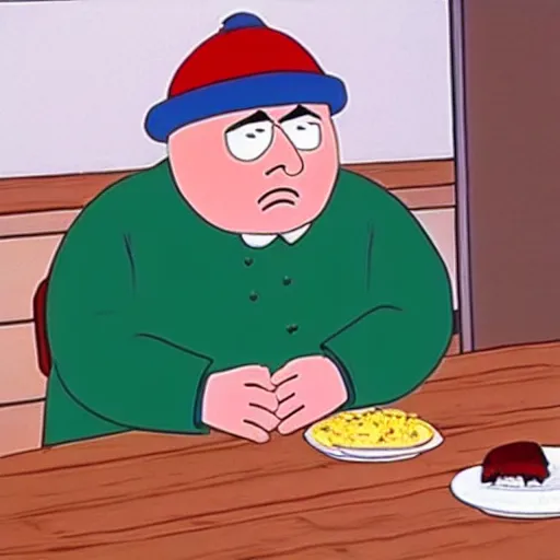 Image similar to eric cartman in seinfeld