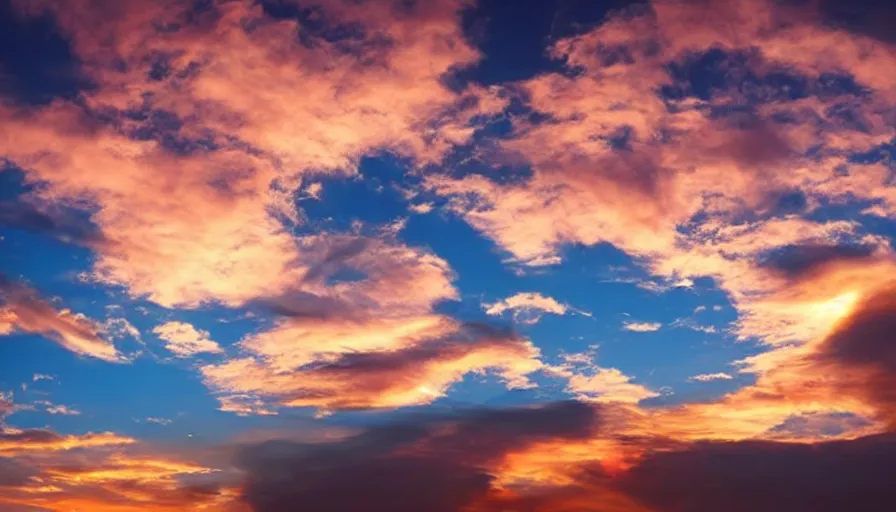 Prompt: clouds in the shape of a beautiful curvy woman, realistic, detailed, orange / pink sky, dreamy