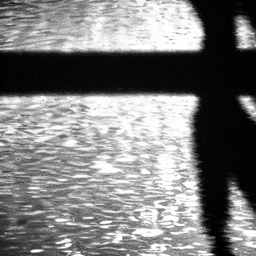 Prompt: an abstract photograph of a lonely male shadowy figure, underwater, there are street lanterns, motion blur, 35 mm, black-and-white