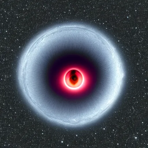 Image similar to Human eye as blackhole of the universe