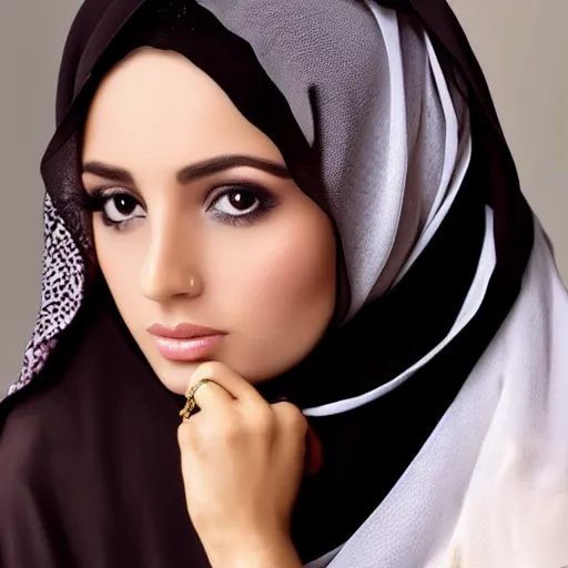 Prompt: beautiful arab woman