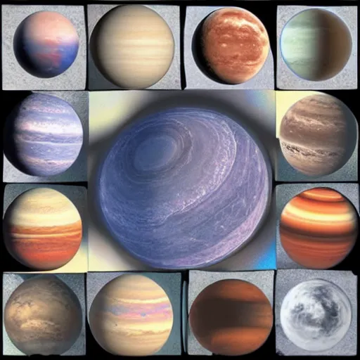 Image similar to planets under a microscope