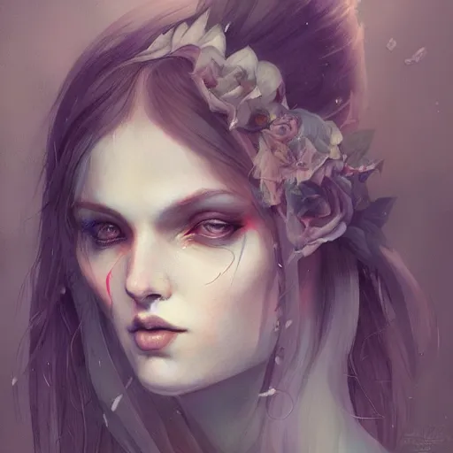 Prompt: a portrait in the style of anna dittmann and greg rutkowski and charles dulac.