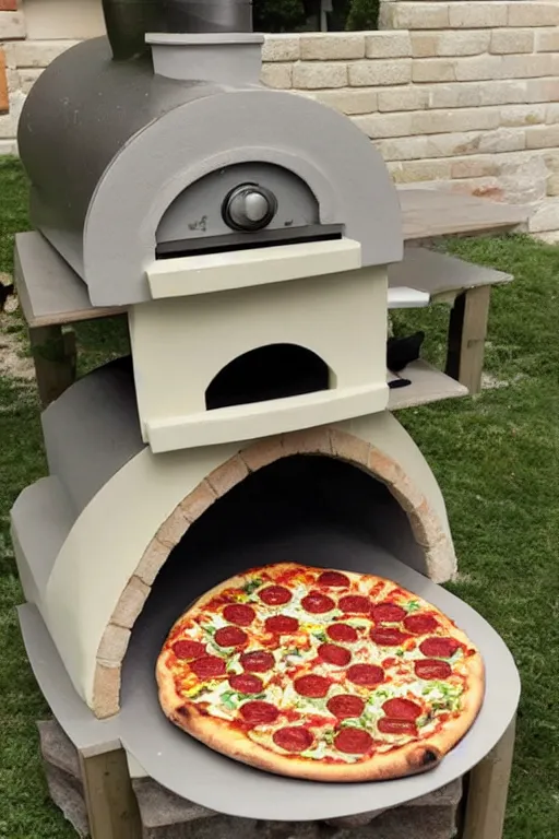 Image similar to babys first pizza oven