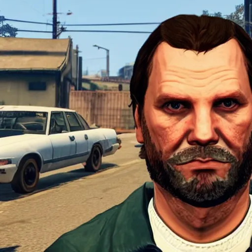 Prompt: Gronkh in GTA V