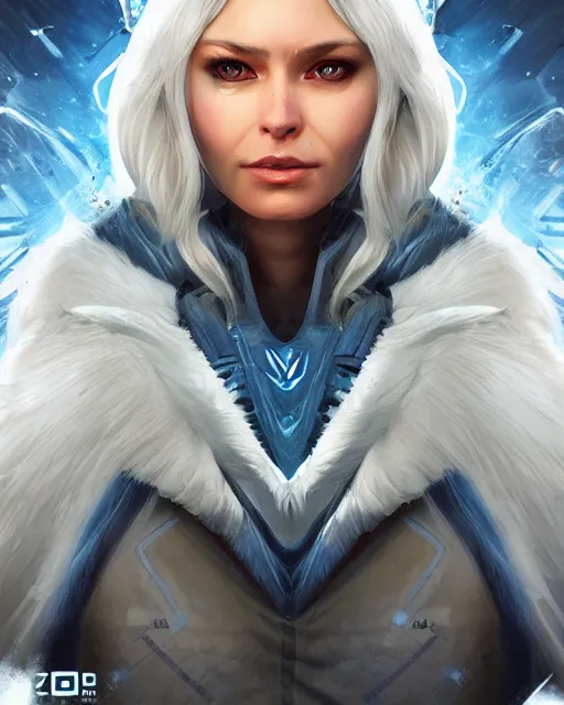 Image similar to The Ice Queen as an Apex Legends character digital illustration portrait design by, Mark Brooks detailed, soft lighting