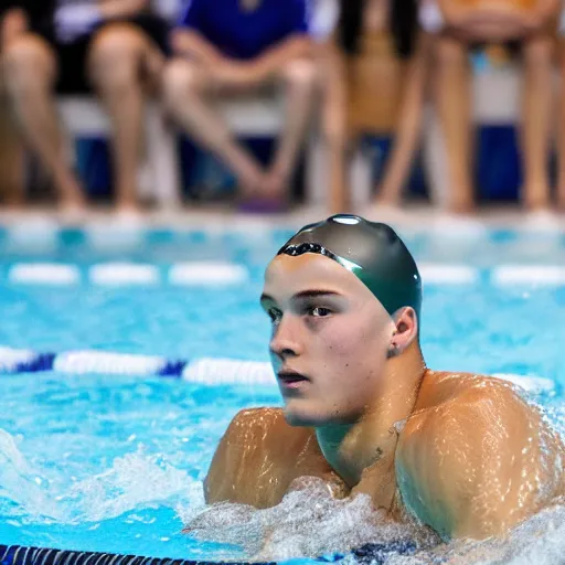 Image similar to college male athletes at swim meet