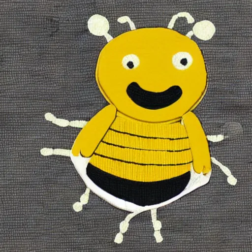 Image similar to bee using prisoner clothes