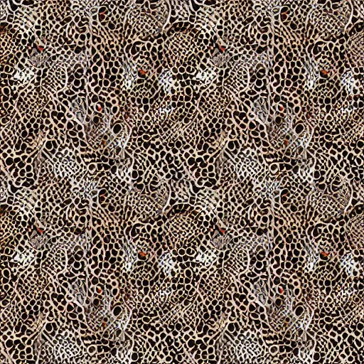 Image similar to trypophobia. detailed. intricate. fractal. visceral. bloody W-1024 H-1024