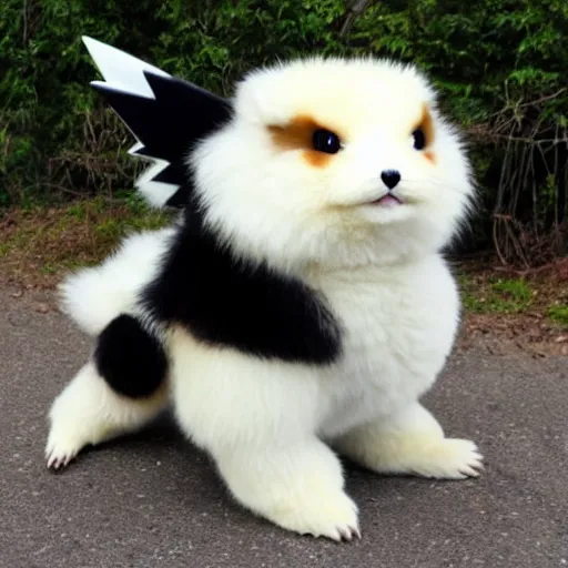 Image similar to real life Pokemon, fluffy, realistic