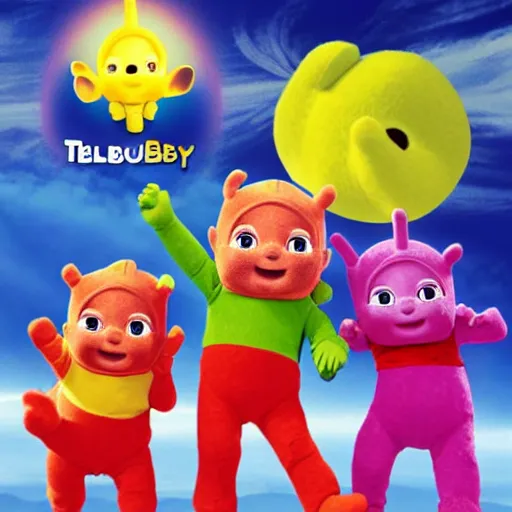 Image similar to Teletubbies as LSD