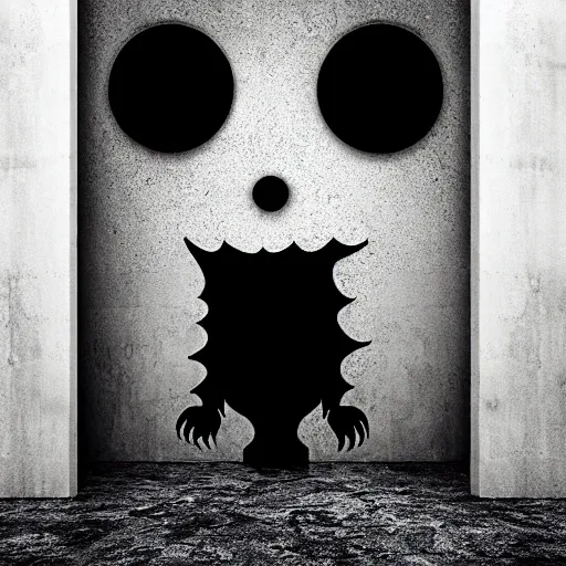 Image similar to monster in the wall