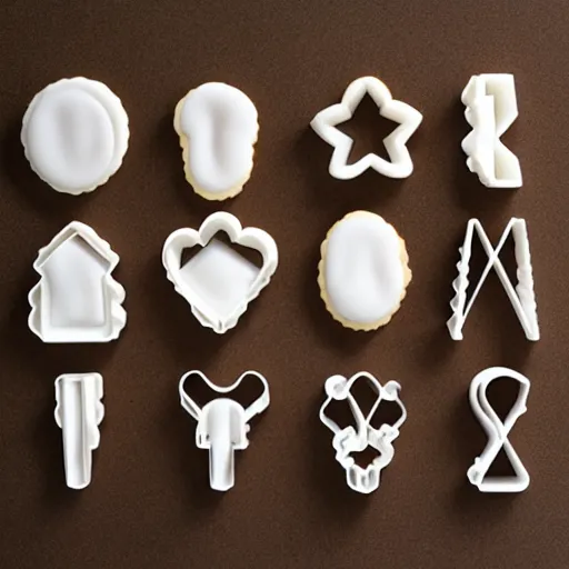 Image similar to funny cookie cutter shapes