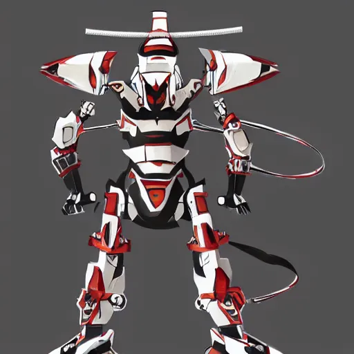 Prompt: samurai mecha suit, concept art, high quality