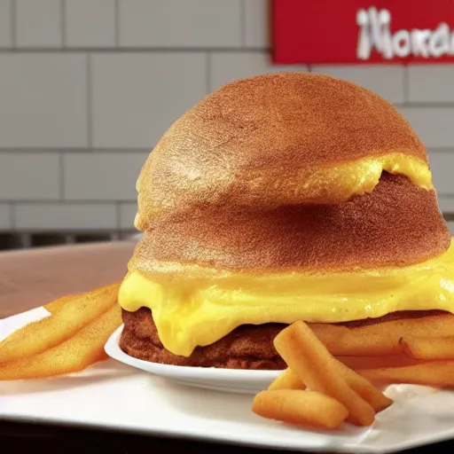 Prompt: Mcdonalds new dish - the McSouffle