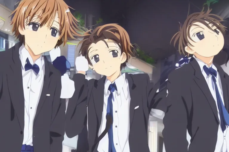 Image similar to two handsome men,Kyoto Animation